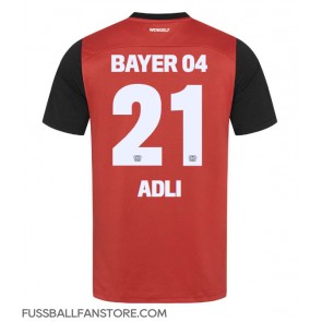 Bayer Leverkusen Amine Adli #21 Replik Heimtrikot 2024-25 Kurzarm